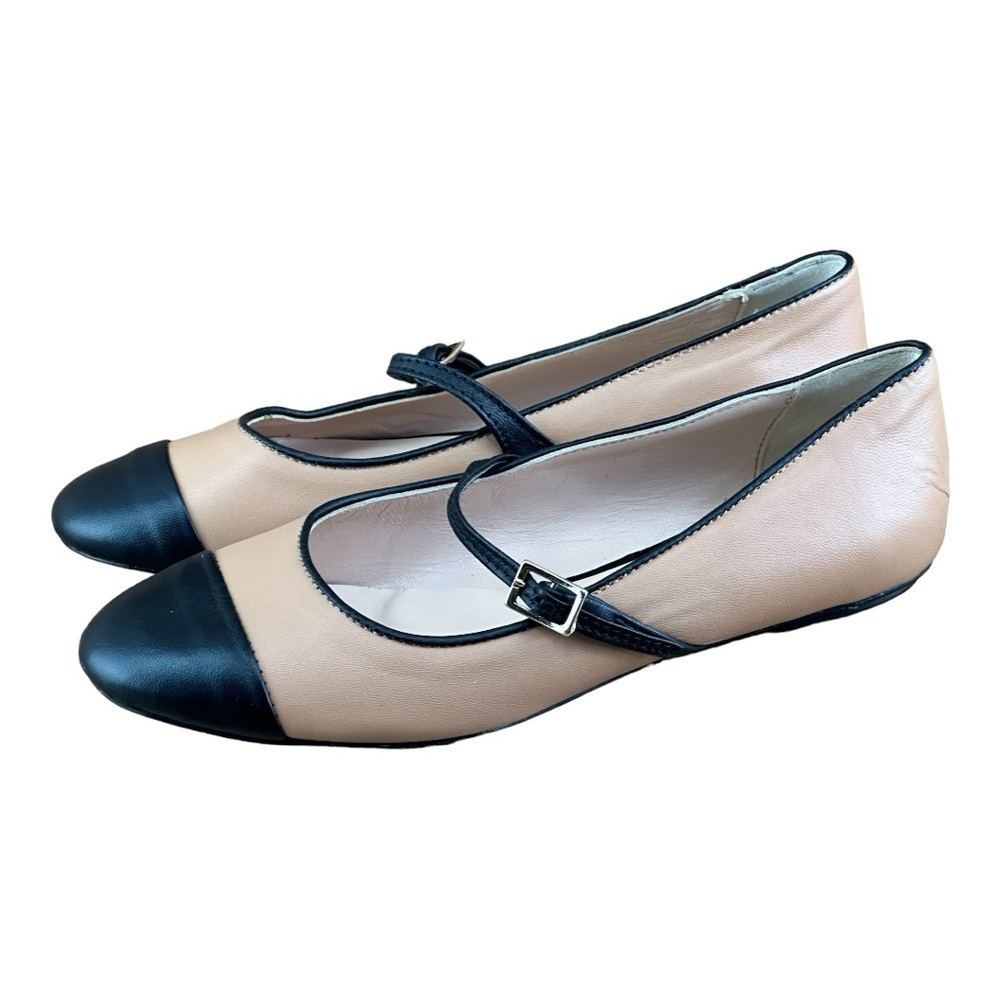 Philip Hardy Paris Mary Jane Ballet Flats Shoes  Leather